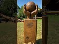 Medžio drožėjų pleneras Gataučiuose 2024 (Finaliniai darbai) #woodcarving  #pleinair