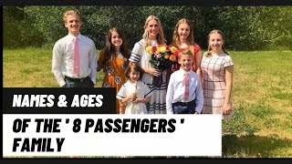 Names and ages of 8 passengers kids • 8 passengers ages • 8 passengers youtube channel Wealth