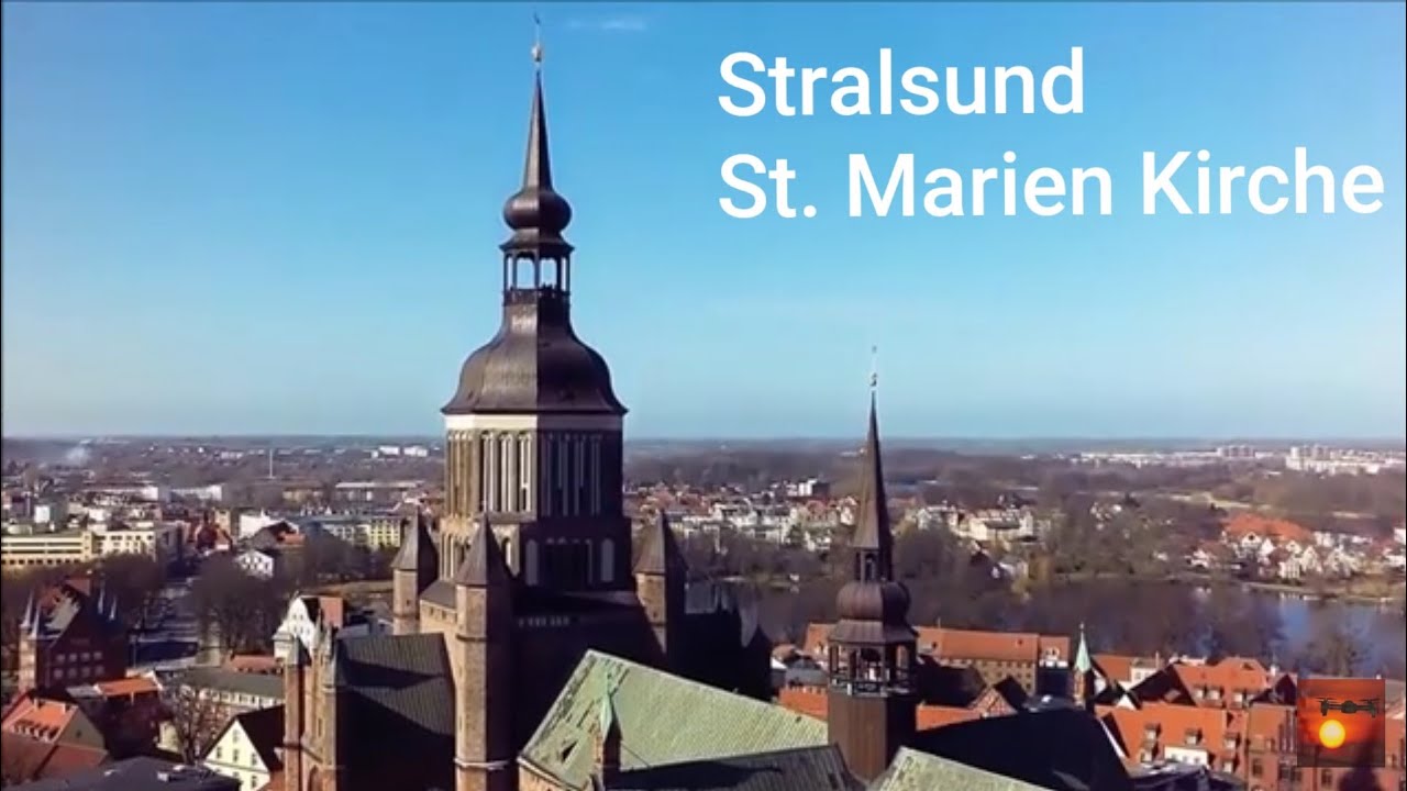 St. Marien Kirche von Innen, Außen und von Oben - Am Neuen Markt in Stralsund