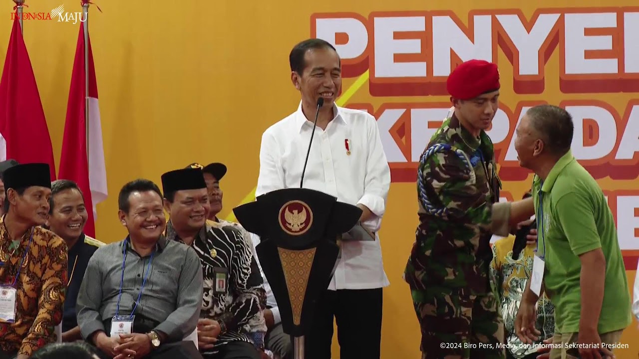 LIVE: Presiden Jokowi Serahkan Bantuan kepada Petani Gagal Panen, kab. Grobogan, 23 Januari 2024