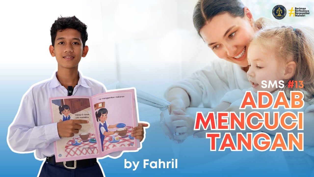 SMS 13 Fahril: Adab Mencuci Tangan #puasa #puasaramadhan