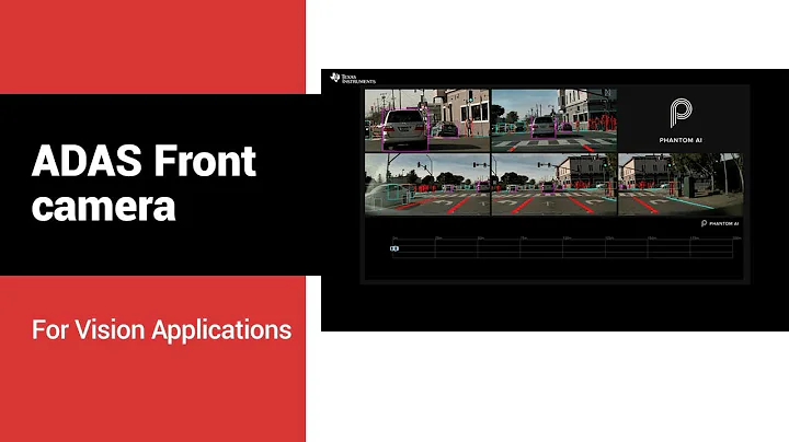 ADAS Front Camera Demonstration from D3, Phantom AI and TI
