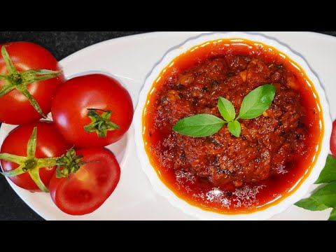 பீட்சா சாஸ் தயாரிக்கும் முறை/பீட்சா சாஸ்/பாஸ்தா சாஸ்/Perfect Pizza Sauce recipe in Tamil/Pizza Sauce