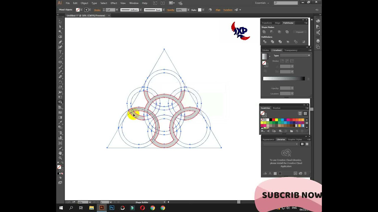 How To Make  Professional Logo Design - Adobe Illustrator cs6 (COW)