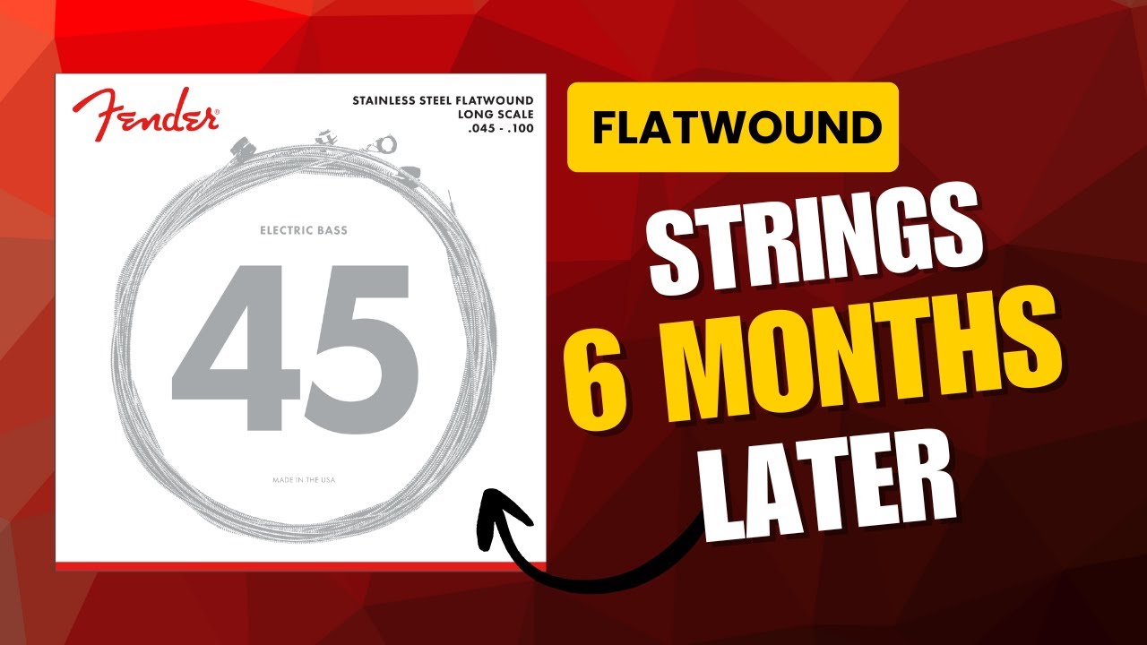 Басовые струны Fender Flatwound — 6 месяцев спустя (все еще стоят?)
