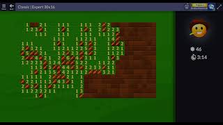 Microsoft Minesweeper | Expert Level | Completed in 8 minutes #minesweeper #microsoft #games