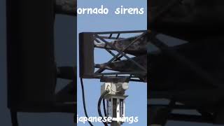 Tornado sirens Japanese rings