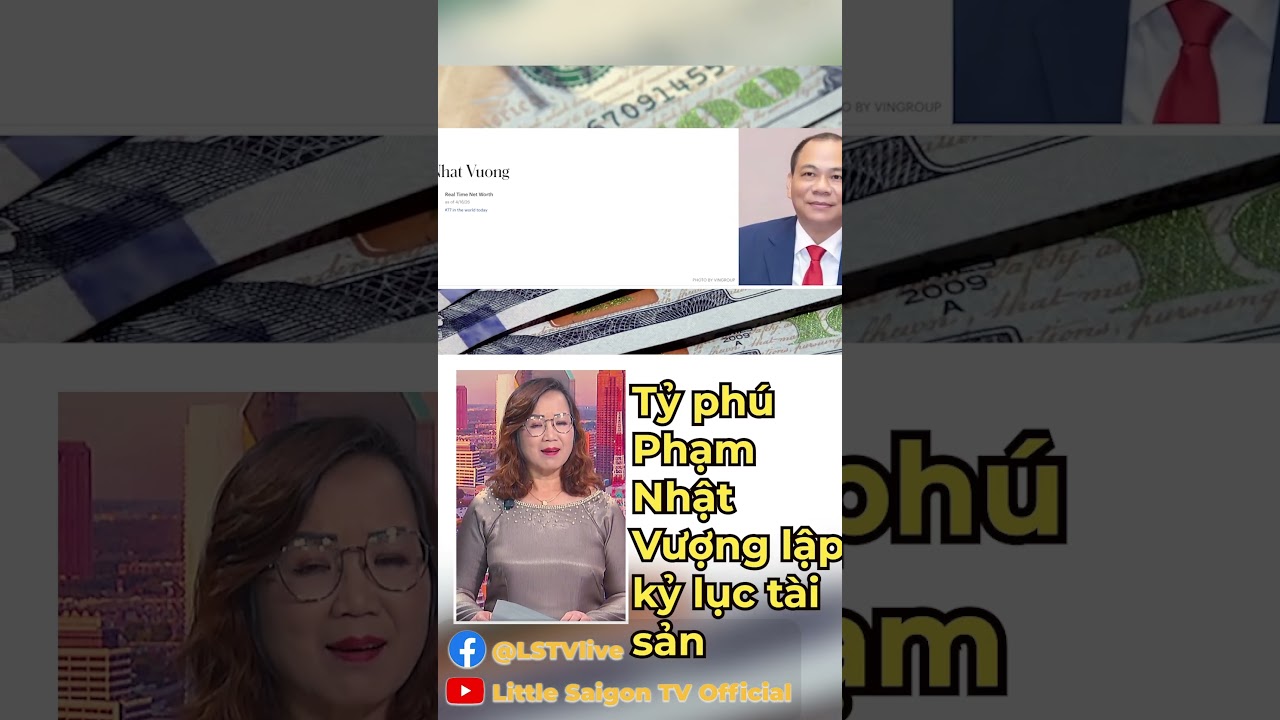 Tỷ phú Phạm Nhật Vượng lập kỷ lục tài sản 
