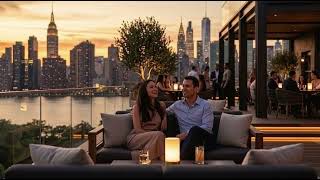 Cinematic Rooftop Bar | Hospitality Visualization Concept