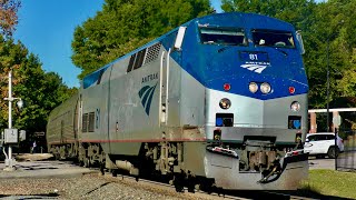Amtrak, Norfolk Southern, & CSX Trains in Cary, NC