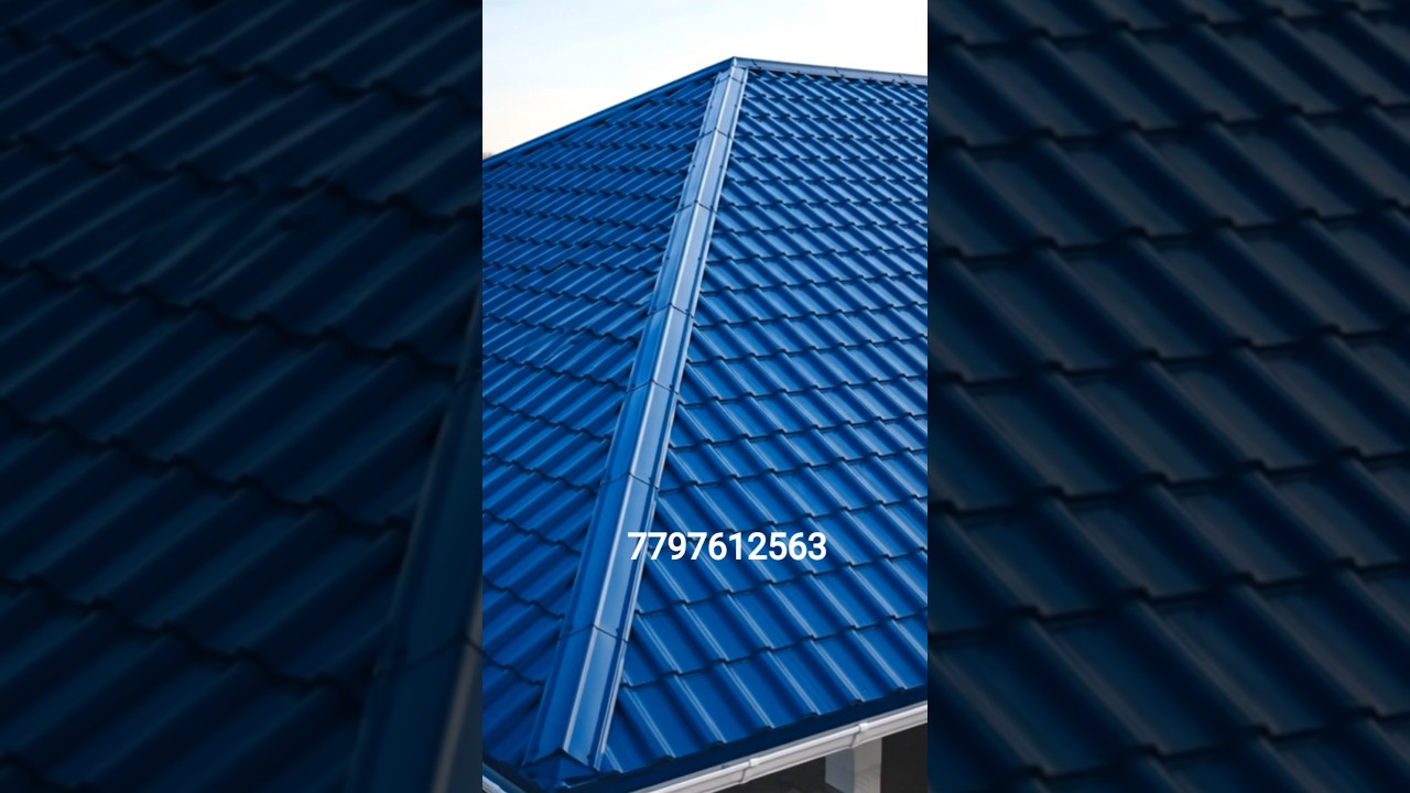 4 room tin shed house plan. Roof color steel construction. 