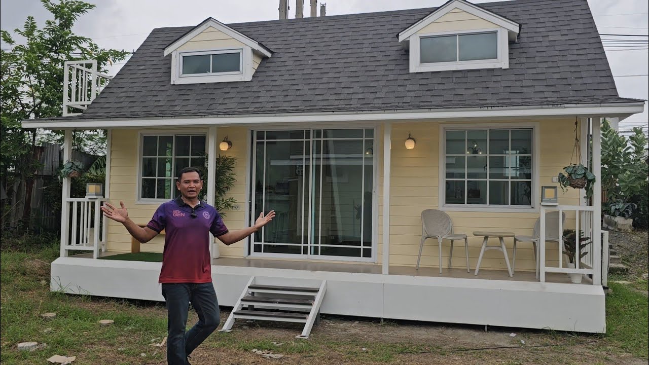 3 อาทิตย์พร้อมเข้าอยู่กับบ้านน็อคดาวน์หลังนี้ ภายในหรูหรามีดาดฟ้าด้วย