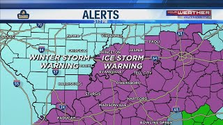 Ice storm warning issued for parts of the Tri-State
