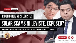 Wala Nang Takas Si Leviste Ridon Binulgar Ang Anomalysa Sa Solar Company Ni Leviste