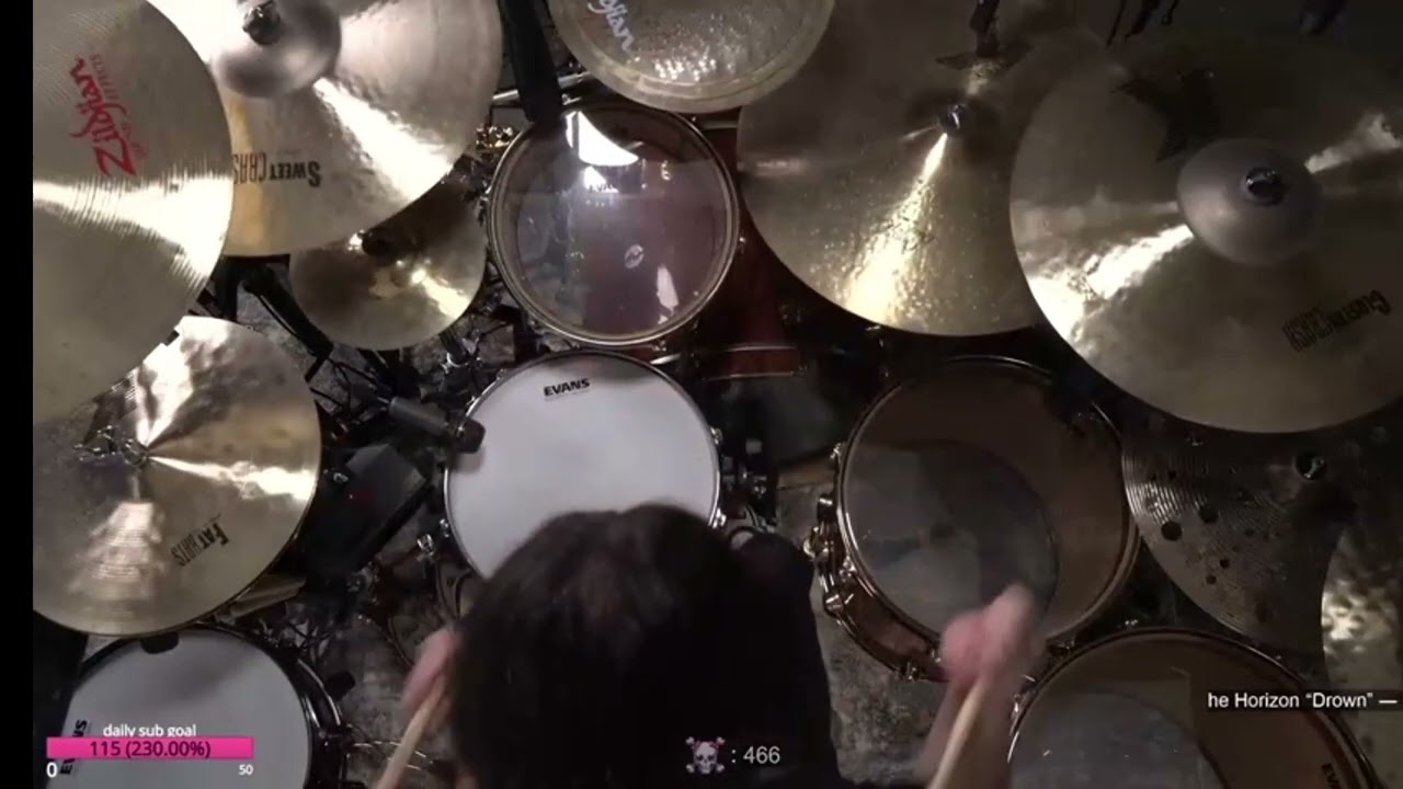 Vinny (Motionless In White) drum cover of Drown by Bring Me The Horizon