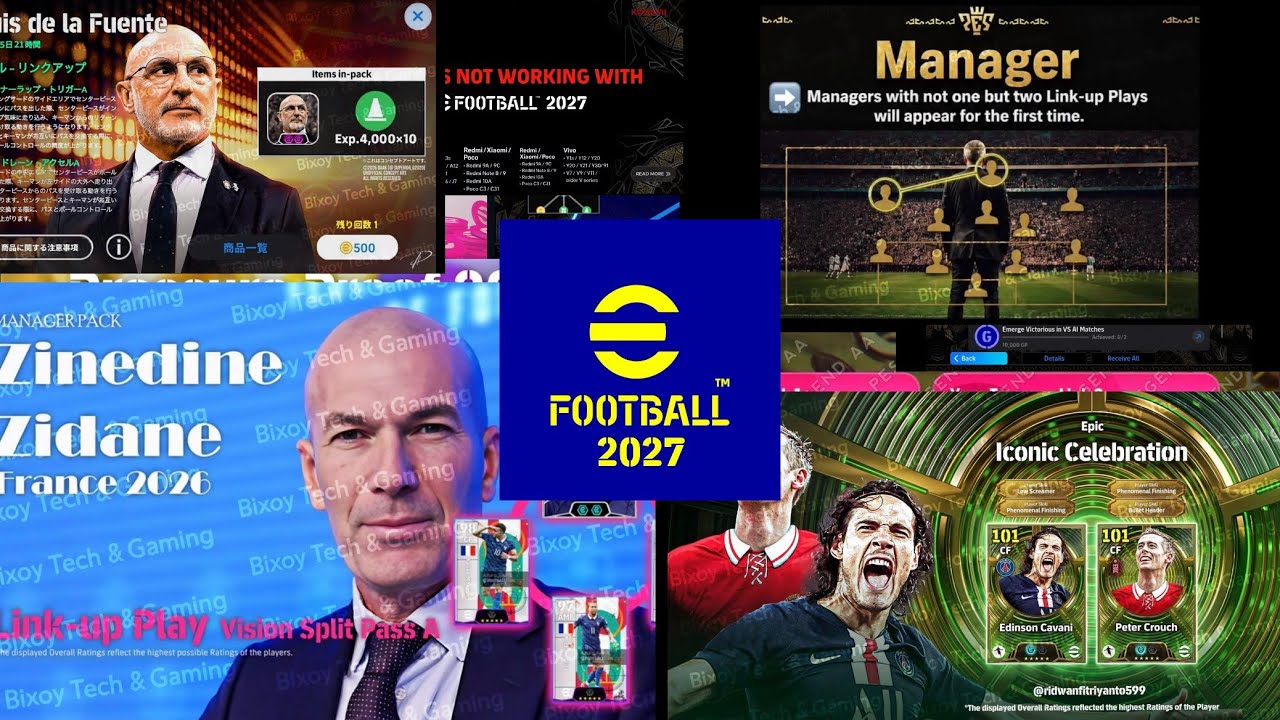 Efootball 2027 ARRIVE‼️grosse mise à jour 🔥, nouveau manager, style de jeu ✅ date de sortie ⁉️