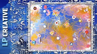 PLAYFUL INNOCENCE🎨Acrylic Pouring & Swipe Technique Painting – LP Creative