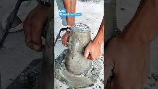 M25 slump concrete - 2hrs=220mm # civil #youtube shorts # viral shorts 👷👷