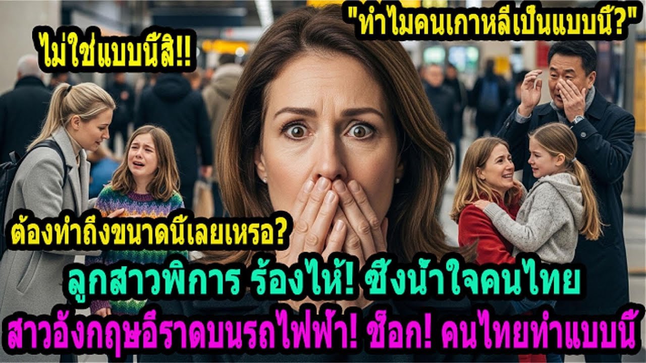 พาลูกสาวพิการมาไทย เจอเรื่องสุดช้ำบนรถไฟฟ้า แต่กลับต้องน้ำตาแตกเพราะน้ำใจคนไทย