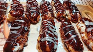 أسهل طريقة لعمل الاكلير Eclair cake recipe 