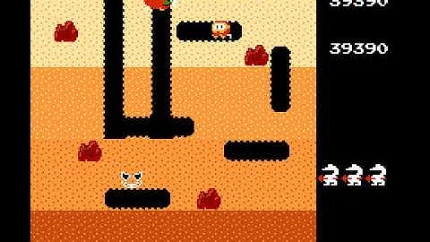 NES Longplay [740] Dig Dug (JP)