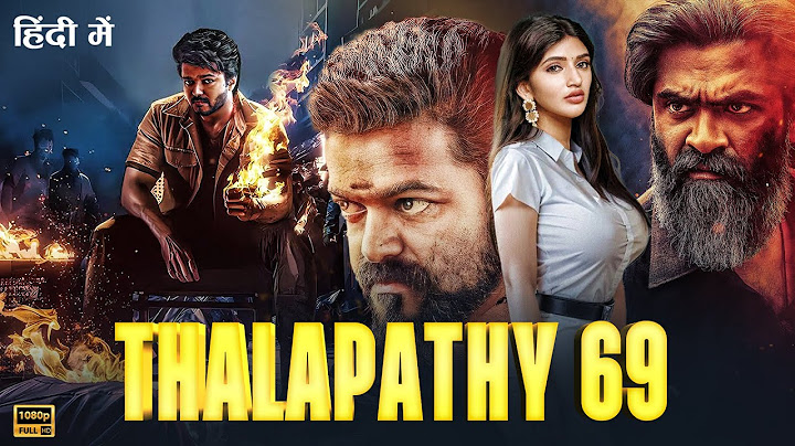 Thalapathy 69 | Thalapathy Vijay & Sreeleela New Action Movie | South Indian Hindi Dubbed Movie 2025