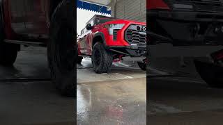 Just a little peak at our CBI Tundra and a new bumper coming soon😳😏 #toyota #tundra