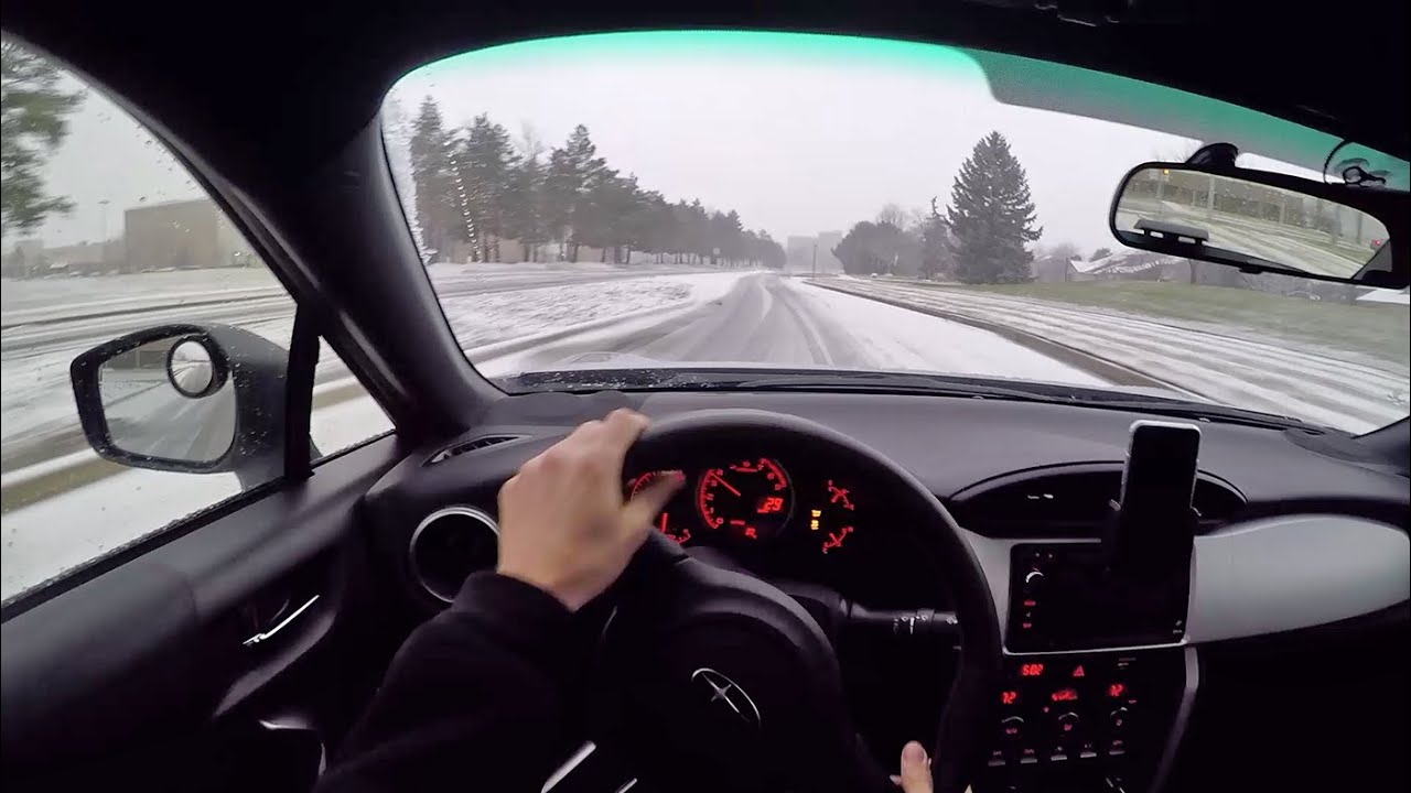 Subaru BRZ Winter Sideways Awesomeness. All day. In POV.