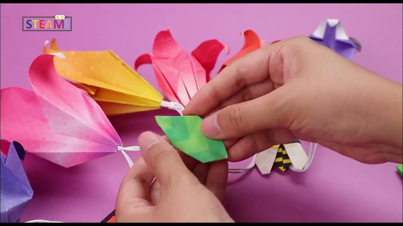 4M Origami Flower Lights YouTube