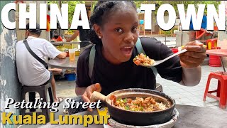 CHINATOWN KUALA LUMPUR PETALING STREET Food KL Malaysia (YUMMY claypot rice)