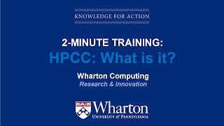 HPCC 101: HPCC: What is it