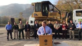 Cocke County press conference about wild fires