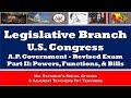 AP Government Legislative Branch Quiz