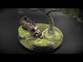 Italeri 1/48 Opel Blitz wreck Diorama build