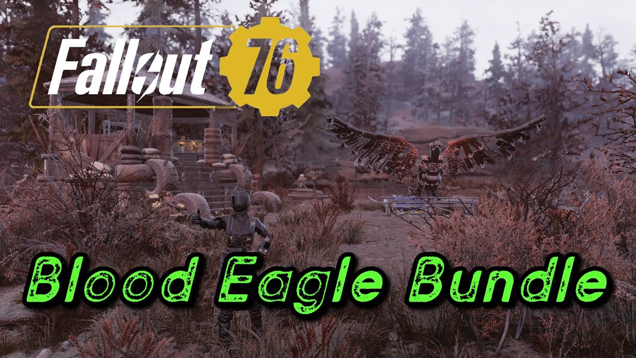 Fallout 76 Atomic Shop Blood Eagle Bundle YouTube
