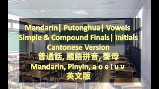 Mandarin, Pinyin, Initials, English Version 普通話, 國語拼音 ...
