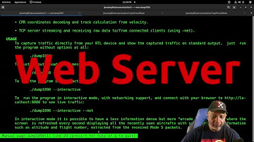 SDR (Software Defined Radio) monitoring commercial flights with VirtualRadar.