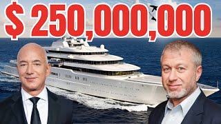 The 250M Superyacht Built To Escape The World Roman Abramovich Vs Jeff Bezos