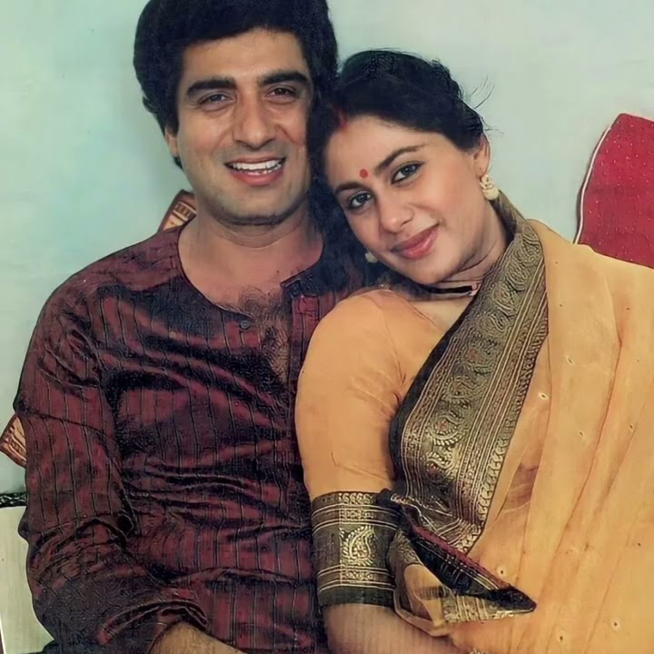 Smita Patil with her husband Raj Babbar❤️❤️❤️#smitapatil #rajbabbar #pratikbabbar#shorts #bollywood