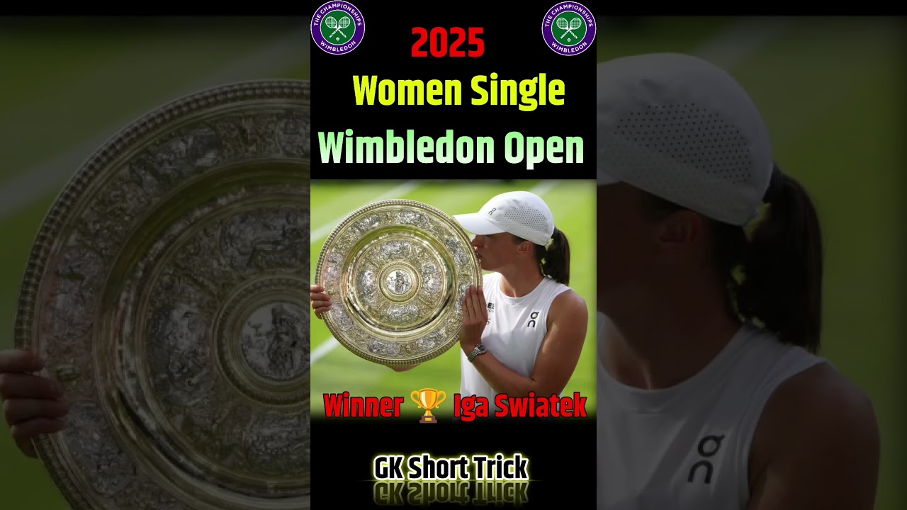 Swiatek beats Anisimova in Wimbledon final to win sixth Grand Slam title ll Wimbledon Open 2025