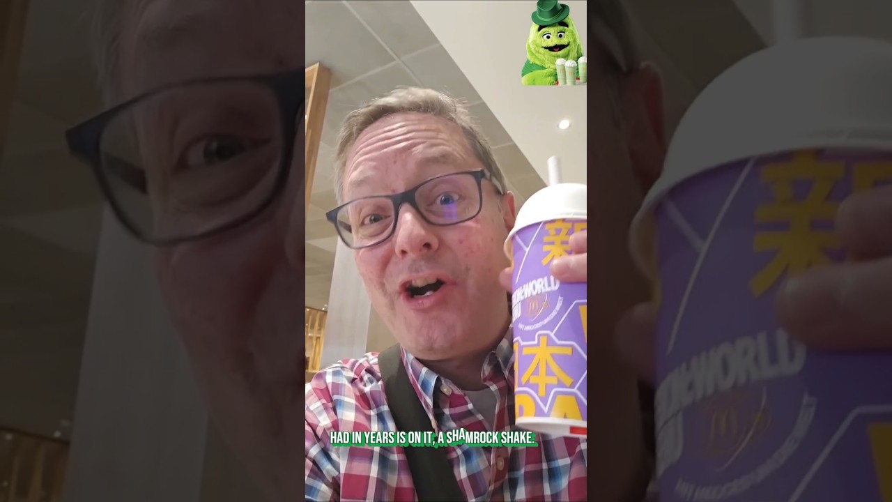 Mcdonald's Germany has the Shamrock Shake + retro commercials