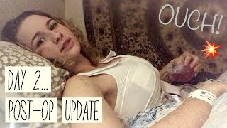 DAY 2 POST-OP: BREAST AUGMENTATION & LOWER BODY LIFT