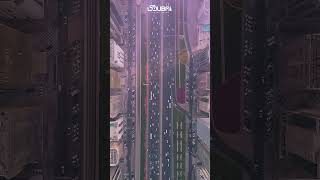 Sheikh Zayed Road Drone View One Night In Dubai Background Music