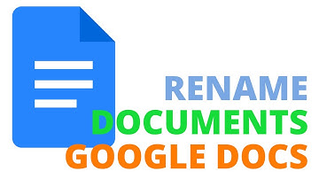 Three Ways to Rename a File in Google Docs
