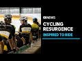 Australia's cycling superstars inspiring the next generation of riders to dream big | ABC News