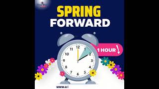 ⏰ Clocks SPRING forward! 1 hour less sleep 😴 #DaylightSaving #UK