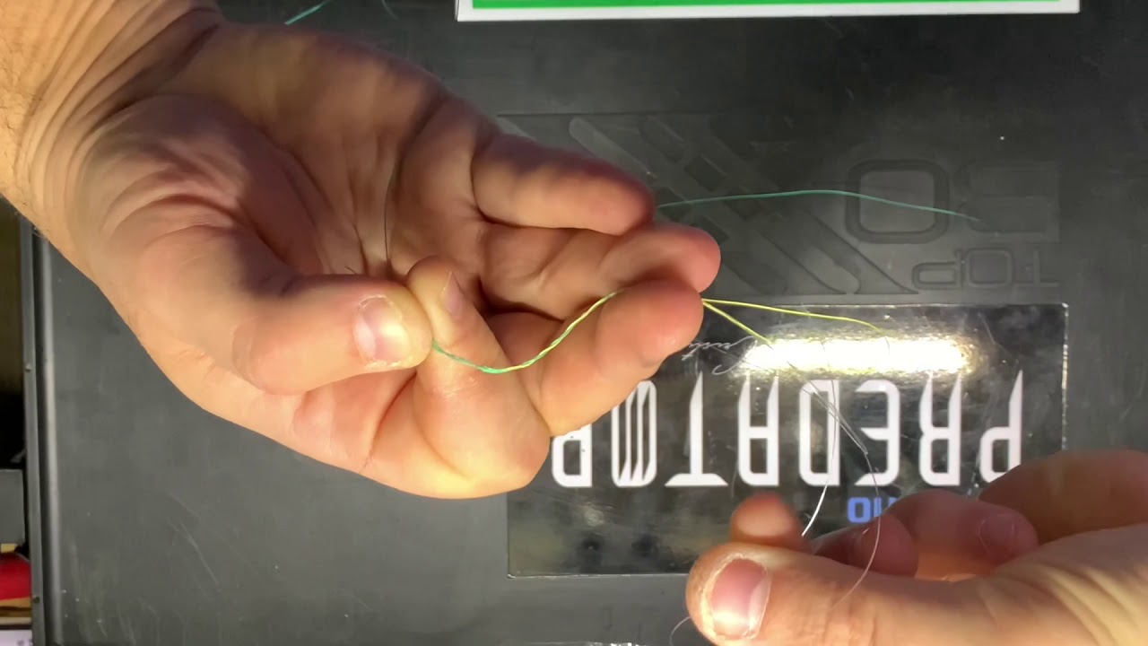 Nodo di giunzione trecciato PE / shock leader nylon Surfcasting