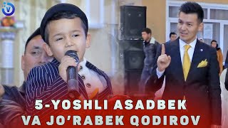 5-yoshli Asadbek va Jo'rabek Qodirov - Buvaydada to'yda 2021