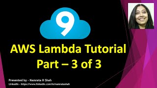 AWS Cloud9 - AWS Lambda Tutorial - Part 3 of 3