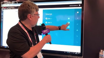 DSE 2019: Sharp Talks About Windows Collaboration Display Partnership With Smart Office Technology